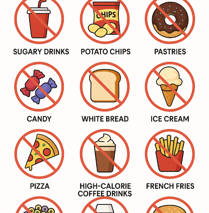 10 Foods to Avoid to Lose Belly Fat