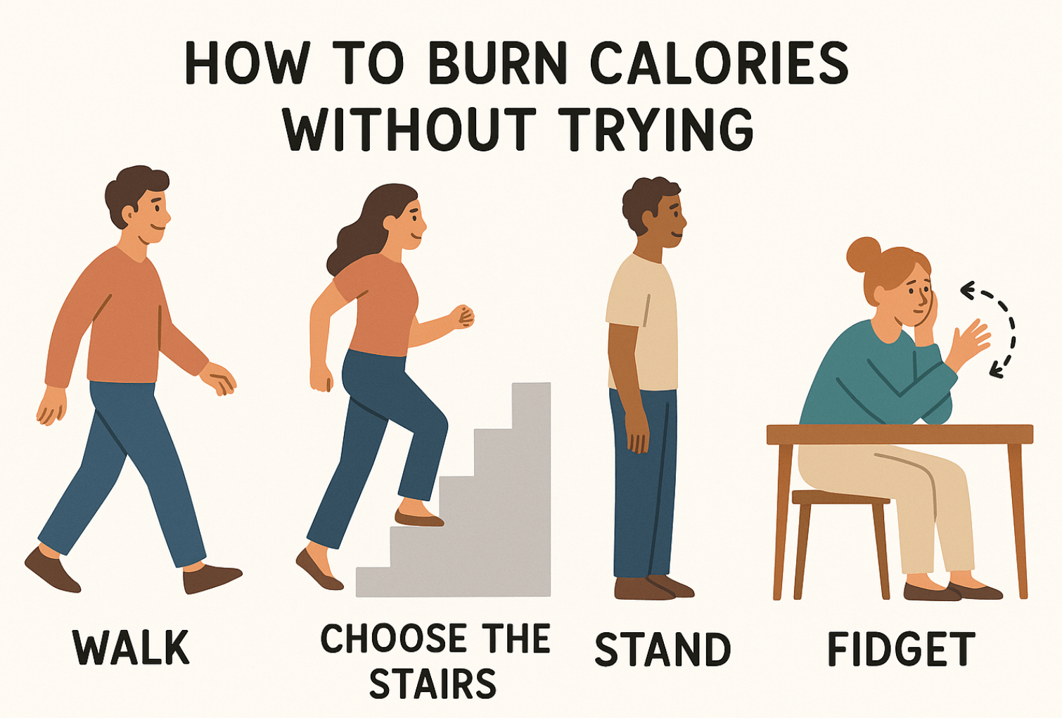 How to Burn Calories Without Trying