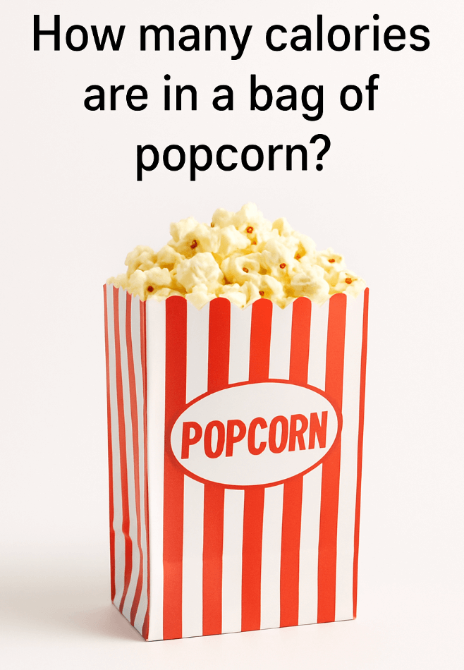 How many calories are in a bag of popcorn?